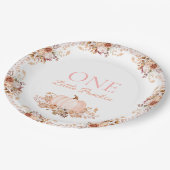 One little Pumpkin Paper Plate ペーパープレート (アングル)