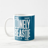 One Lonely Ie I Be Funny Quote Sarcastic Retro Hum コーヒーマグカップ (左)