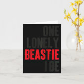 One Lonely Ie I Be Funny Quote Saying Humor Sarcas カード (黄色い花)