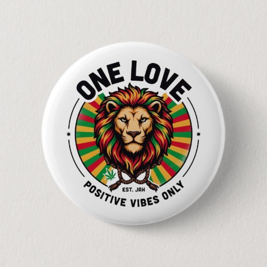 one love 缶バッジ (正面)