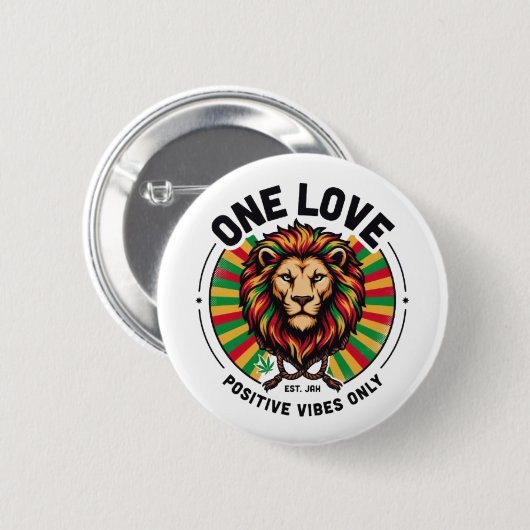 one love 缶バッジ (正面&裏面)