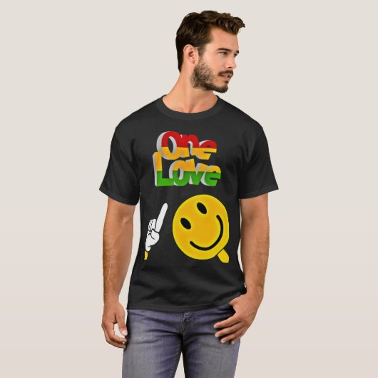 "One Love-2" Tシャツ (正面フル)
