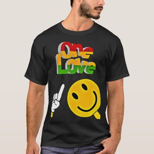 "One Love-2" T-Shirt Tシャツ (正面)