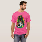 One Love el Rey del Reggae Tシャツ (正面フル)