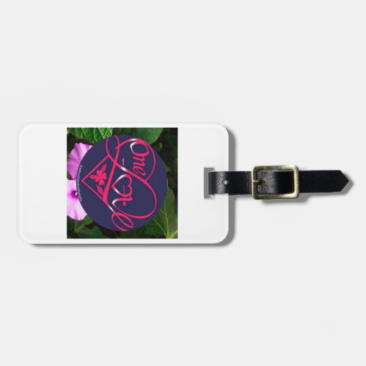 One Love & I LOVE U ラゲッジタグ (正面横)