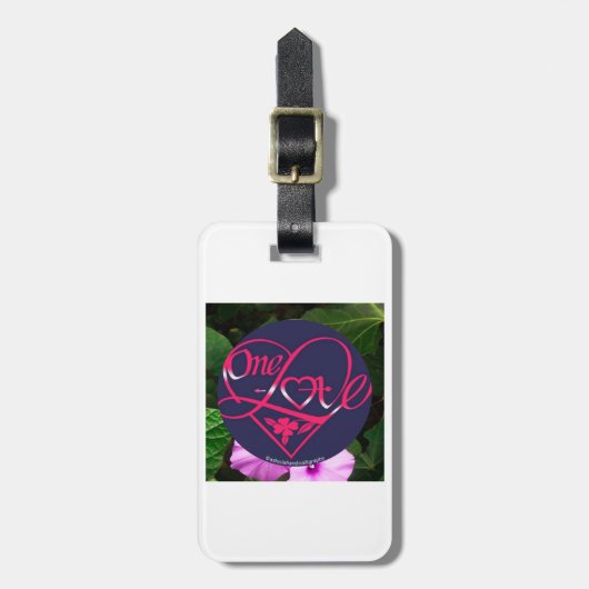 One Love & I LOVE U ラゲッジタグ (正面縦)