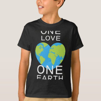 One Love One Earth Earth Day Save Our Planet T Shi Tシャツ