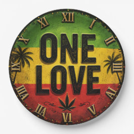 One Love Regga ペーパープレート