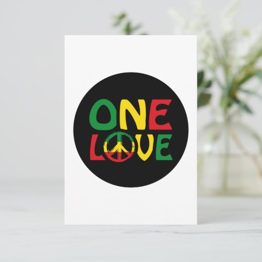One Love, Reggae design カード (スタンド正面)
