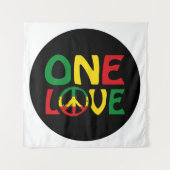 One Love, Reggae design タペストリー (正面)