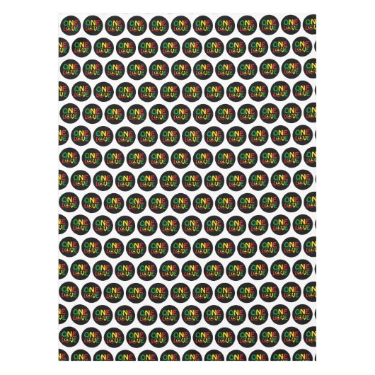 One Love, Reggae design テーブルクロス (正面)
