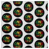 One Love, Reggae design ファブリック (見本)
