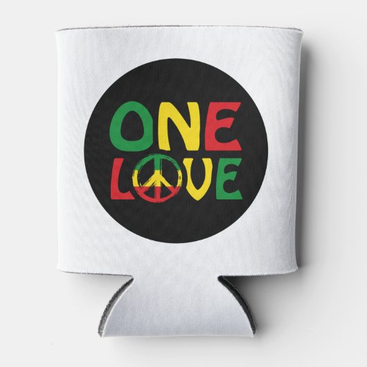 One Love, Reggae design 缶クーラー (正面)