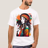 One Love Reggae Design Tシャツ (正面)