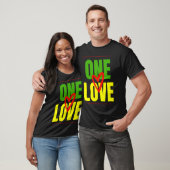 One Love Reggae Red Green Yellow Jamaica Pride Reg Tシャツ (ユニセックス)