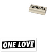 One Love - Reggae Roots Jah Rastafari Stamp ラバースタンプ (押印)