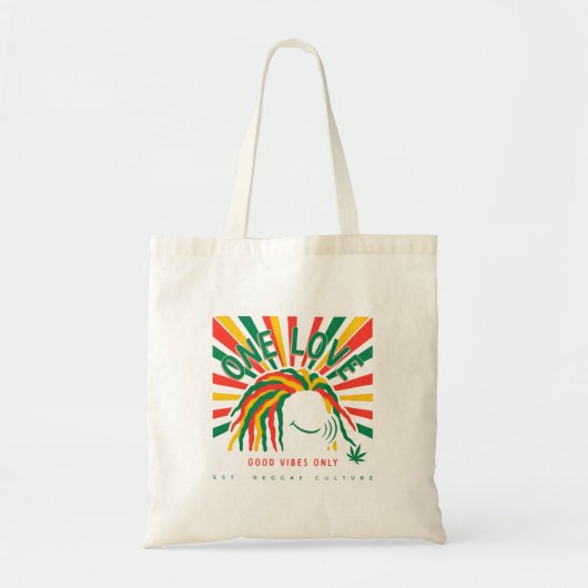 one love vibe トートバッグ (正面)