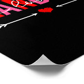 One Loved Grandma Valentines Day Family Matching  ポスター (角)