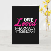 One Loved Pharmacy Technician Medicine Pharmacist カード (黄色い花)