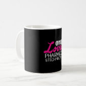 One Loved Pharmacy Technician Medicine Pharmacist コーヒーマグカップ (正面左)