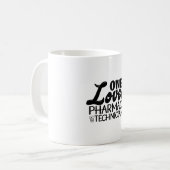 One Loved Pharmacy Technician Pharmacist Medicine コーヒーマグカップ (正面左)