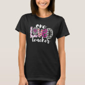 One Loved Teacher Leopard Heart Valentine's Day Gi Tシャツ (正面)