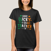 One Lucky 7th Grade Teacher St Patricks Day Irish  Tシャツ (正面)