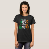One Lucky 8th Grade Teacher St Patricks Day Irish  Tシャツ (正面フル)