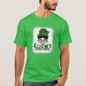 One Lucky Biomedical Scientist Bleached St Patrick Tシャツ (正面)