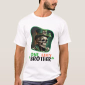 One Lucky Brother – きらめくシャムロック Tシャツ (正面)