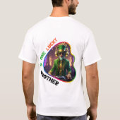 One Lucky Brother – アイルランドの幸運と笑い Tシャツ (裏面)