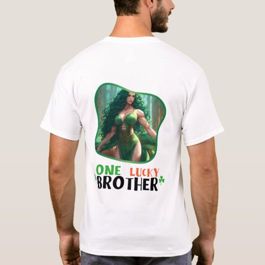 One Lucky Brother - Emerald Isle Revelry Tシャツ (裏面)