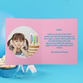 One Lucky Duckフォトガーリー子供の誕生日挨拶 カード