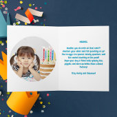 One Lucky Duckフォトガーリー子供の誕生日挨拶 カード