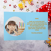 One Lucky Duckフォトガーリー子供の誕生日挨拶 カード