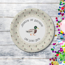 One Lucky Duck Mallard 1st Birthday