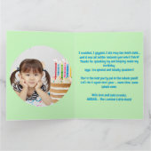 One Lucky Duck Photoガーリー子供の誕生日 カード (内部)