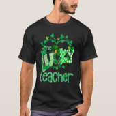 One Lucky heart Grade Teacher Happy St Patrick's D Tシャツ (正面)