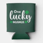 One Lucky Mama Funny St Patrick Day 缶クーラー (正面)