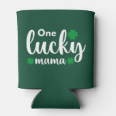 One Lucky Mama Funny St Patrick Day 缶クーラー (裏面)