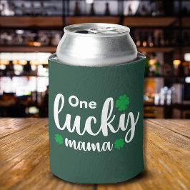One Lucky Mama Funny St Patrick Day 缶クーラー