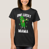 One Lucky Mama St Patricks Day Dabbing Leprechaun  Tシャツ (正面)