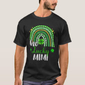 One Lucky Mimi Leopard Print Rainbow St Patrick’S Tシャツ (正面)
