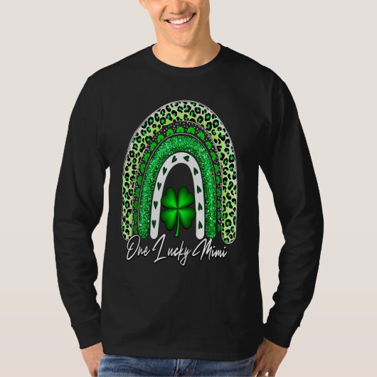 One Lucky Mimi Matching Family St Patricks Day Mim Tシャツ (正面)