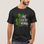 One Lucky Nonna Irish Shamrock St Patricks Day Fun Tシャツ (正面)