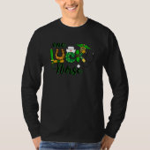 One Lucky Nurse Shamrock Stethoscope St Patricks D Tシャツ (正面)
