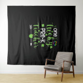 One Lucky Pre-K Teacher ShirtSt patricks day・アイリス タペストリー (インサイチュ(横))
