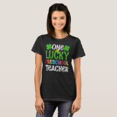 One Lucky Preschool Teacher St Patrick's Day 1 Tシャツ (正面フル)