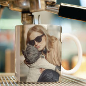 One Lucky Pug Mom St. Patrick's Day写真 コーヒーマグカップ