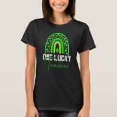 One Lucky Shamrock Teacher St Patricku2019s Day  1 Tシャツ (正面)
